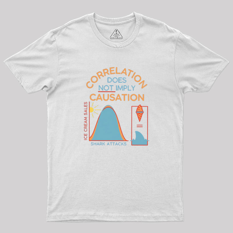 Correlation Does Not Imply Causation Geek T-Shirt