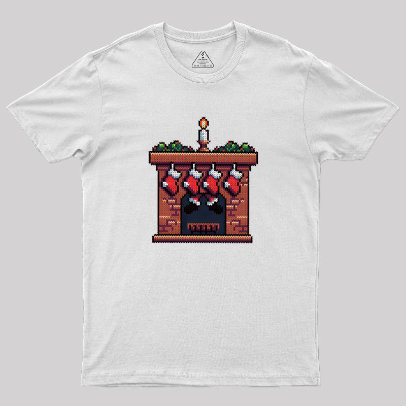 Santa Arrives Geek T-Shirt