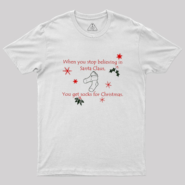 Funny Socks for Christmas Geek T-Shirt