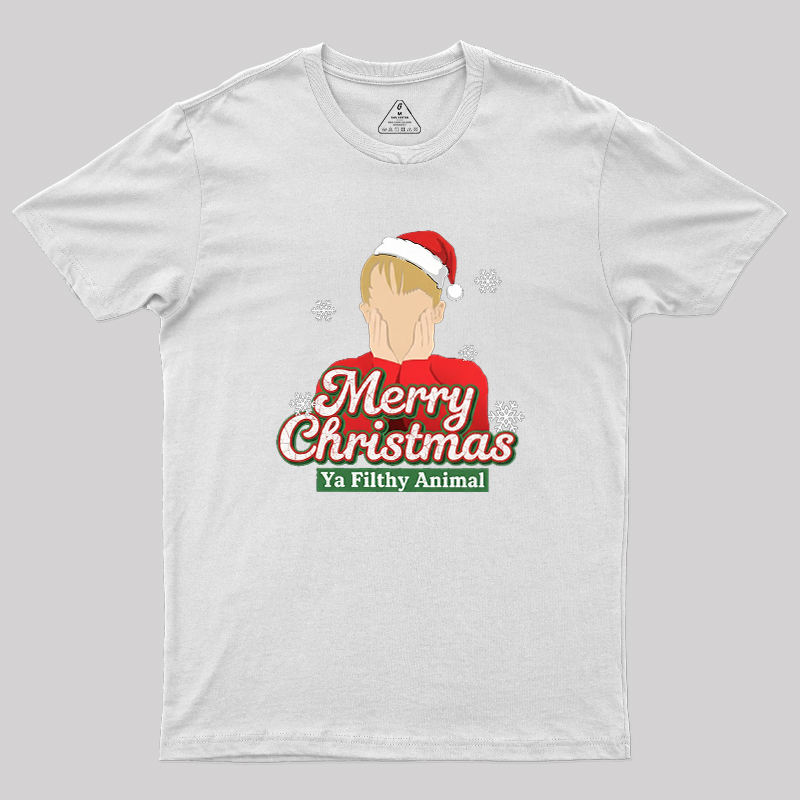 Merry Christmas Ya Filthy Animal Geek T-Shirt