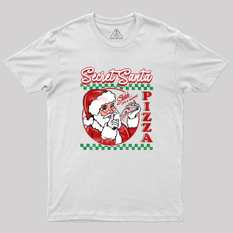 Secret Santa Pizza Geek T-Shirt