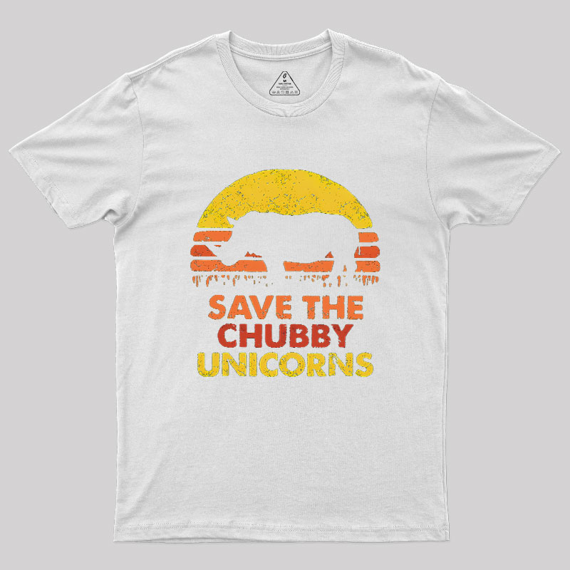 Save The Chubby Unicorns Geek T-Shirt