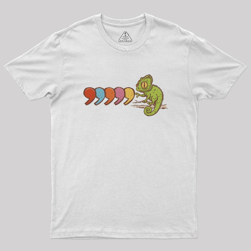 Comma Chameleon Geek T-Shirt