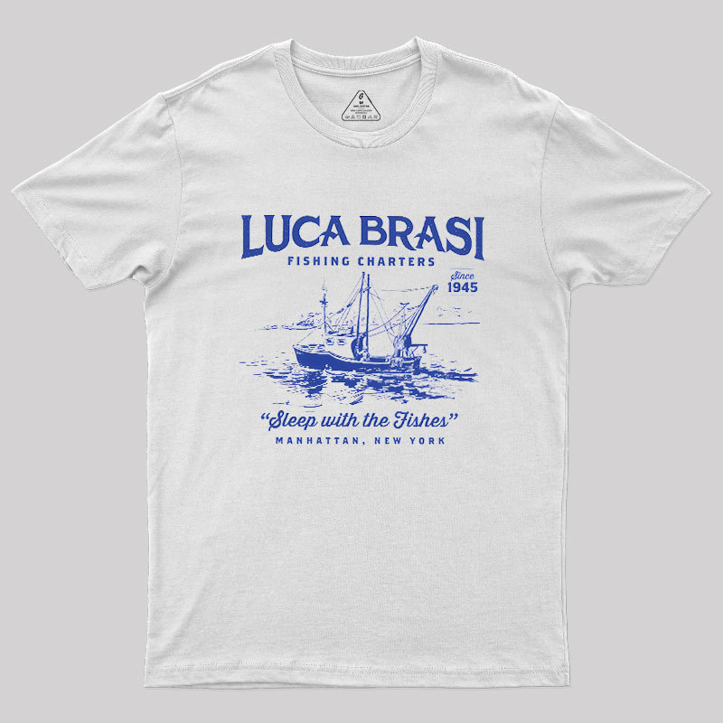 Luca Brasi Fishing Charters Geek T-Shirt