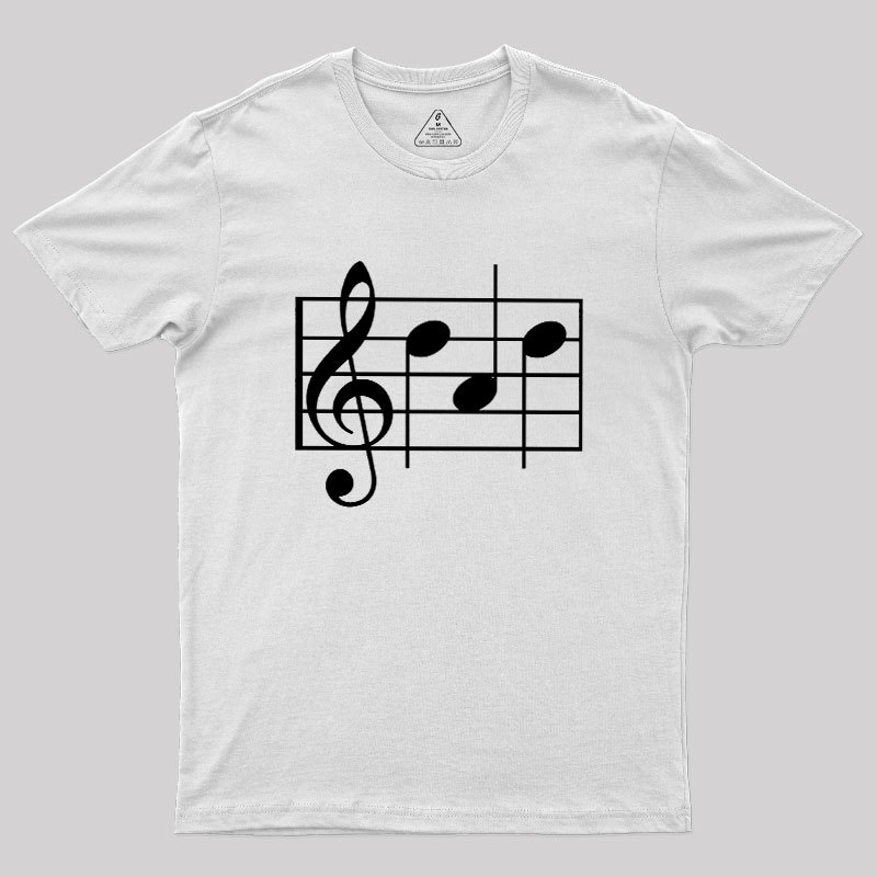 Musical Notes Dad Geek T-Shirt