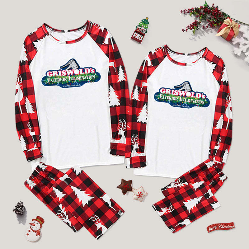 Griswold's Exterior Illumination Couple Pajama Set