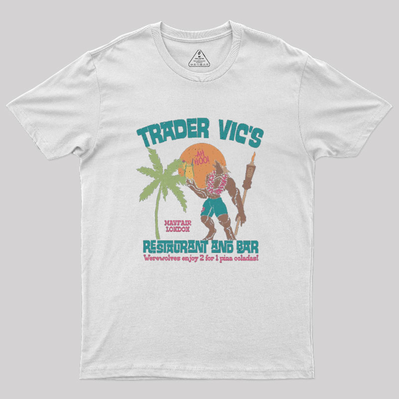 Trader Vics Werewolves Of London Geek T-Shirt