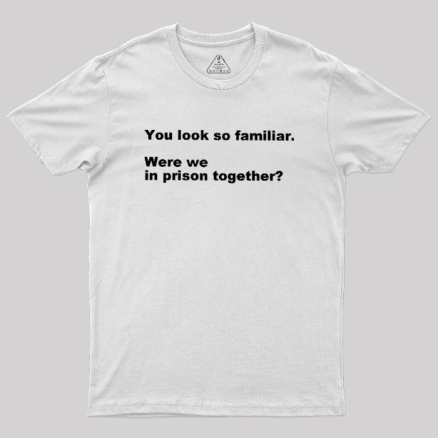 Were We in Prison Together Geek T-Shirt
