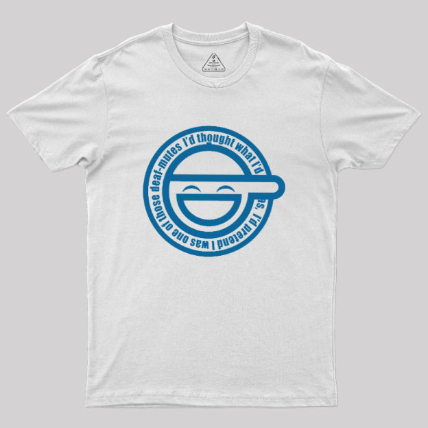 Laughing Man Geek T-Shirt