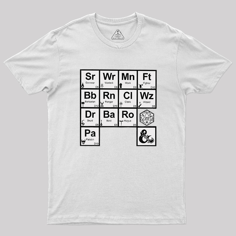 All Elements Dungeons & Dragons Geek T-Shirt