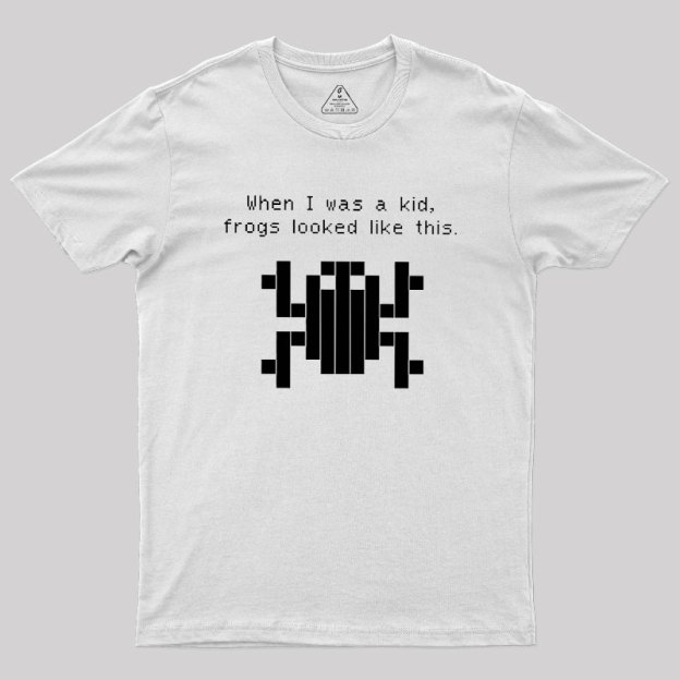 Funny 80s Arcade Game Design Geek T-Shirt
