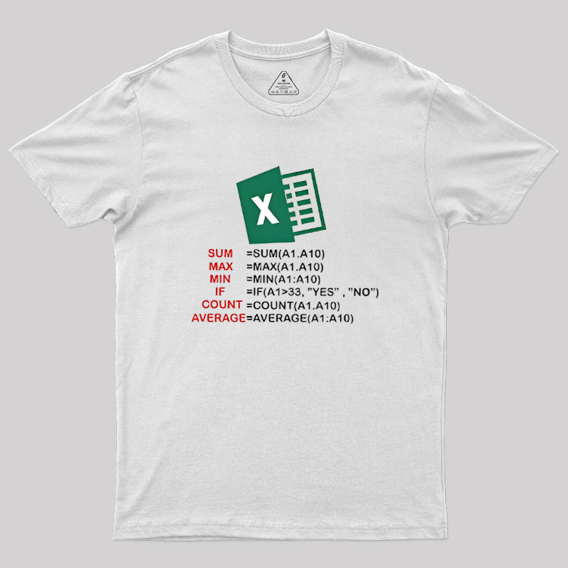 Excel Formula Geek T-Shirt