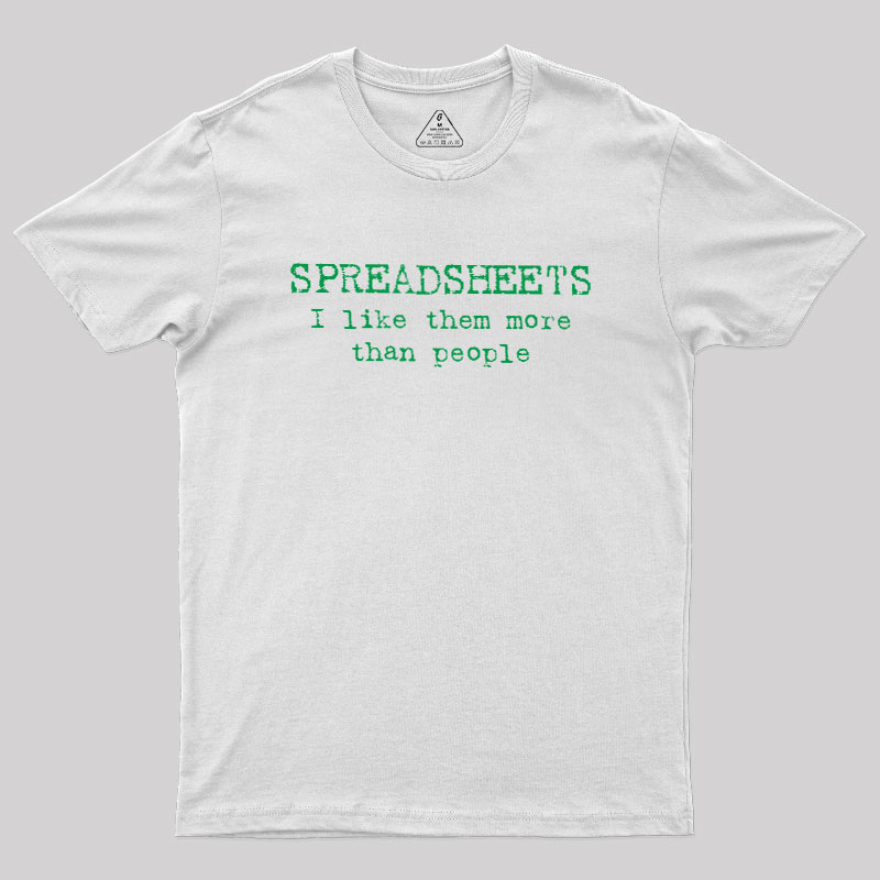 Spreadsheet Excel Geek T-Shirt
