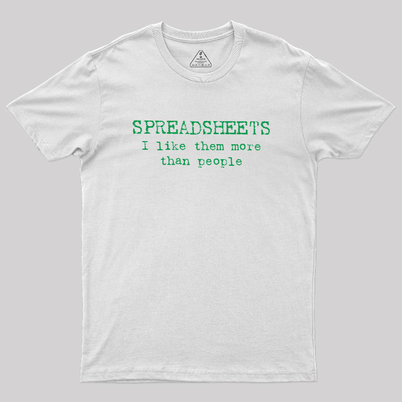 Spreadsheet Excel Geek T-Shirt