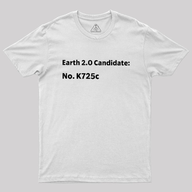 Earth2.0 Candidate Geek T-Shirt