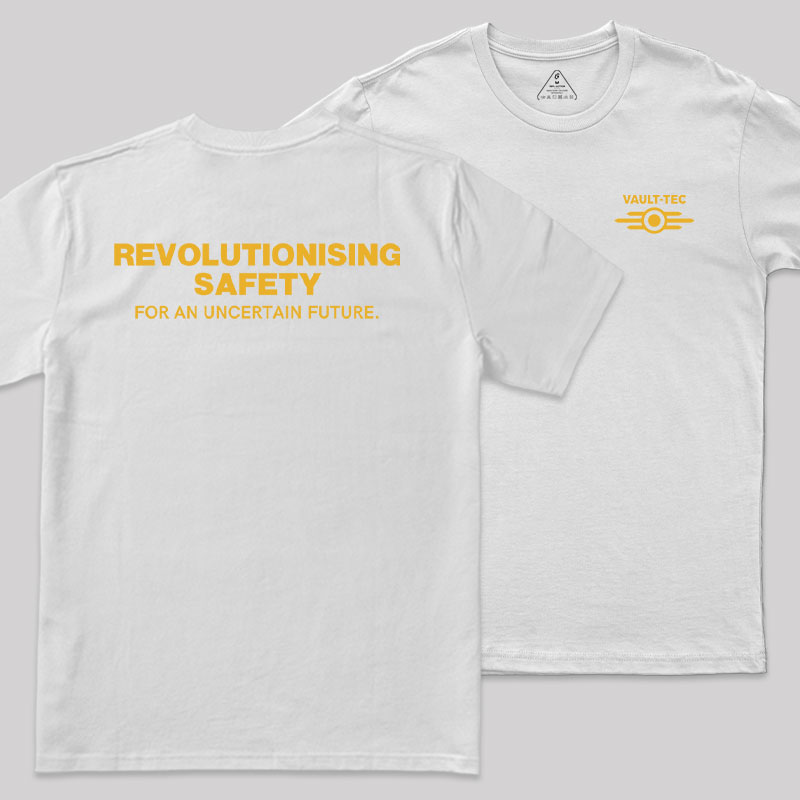 Vault Tec Front and Back Printed Geek T-Shirt