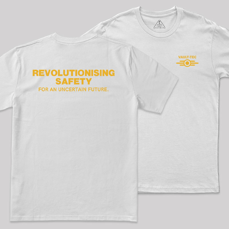 Vault Tec Front and Back Printed Geek T-Shirt