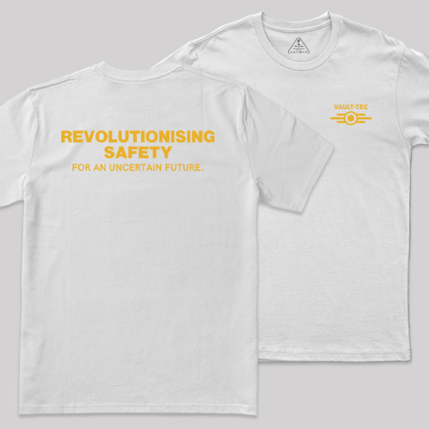 Vault Tec Front and Back Printed Geek T-Shirt
