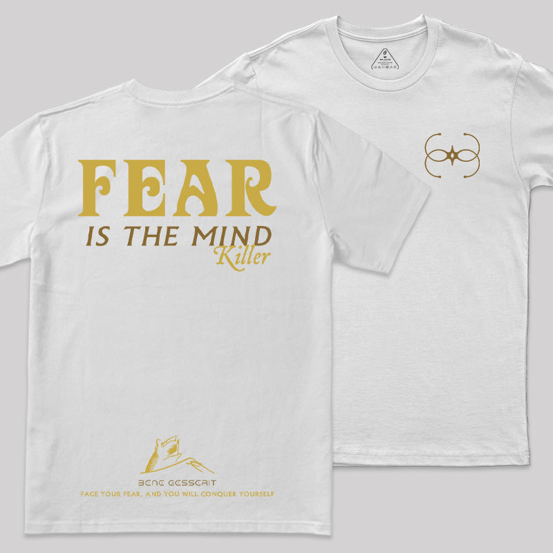 Fear Front and Back Printed Geek T-Shirt