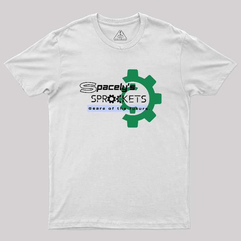 Spacely's Sprockets Futuristic-Retro Geek T-Shirt