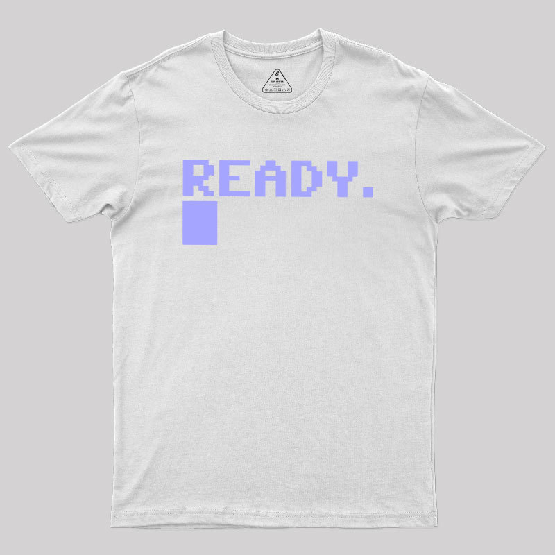 Commodore C64 Ready Geek T-Shirt