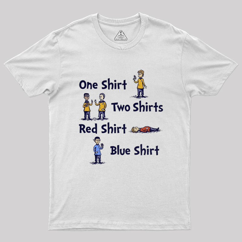 Red Shirt Blue Shirt Geek T-Shirt