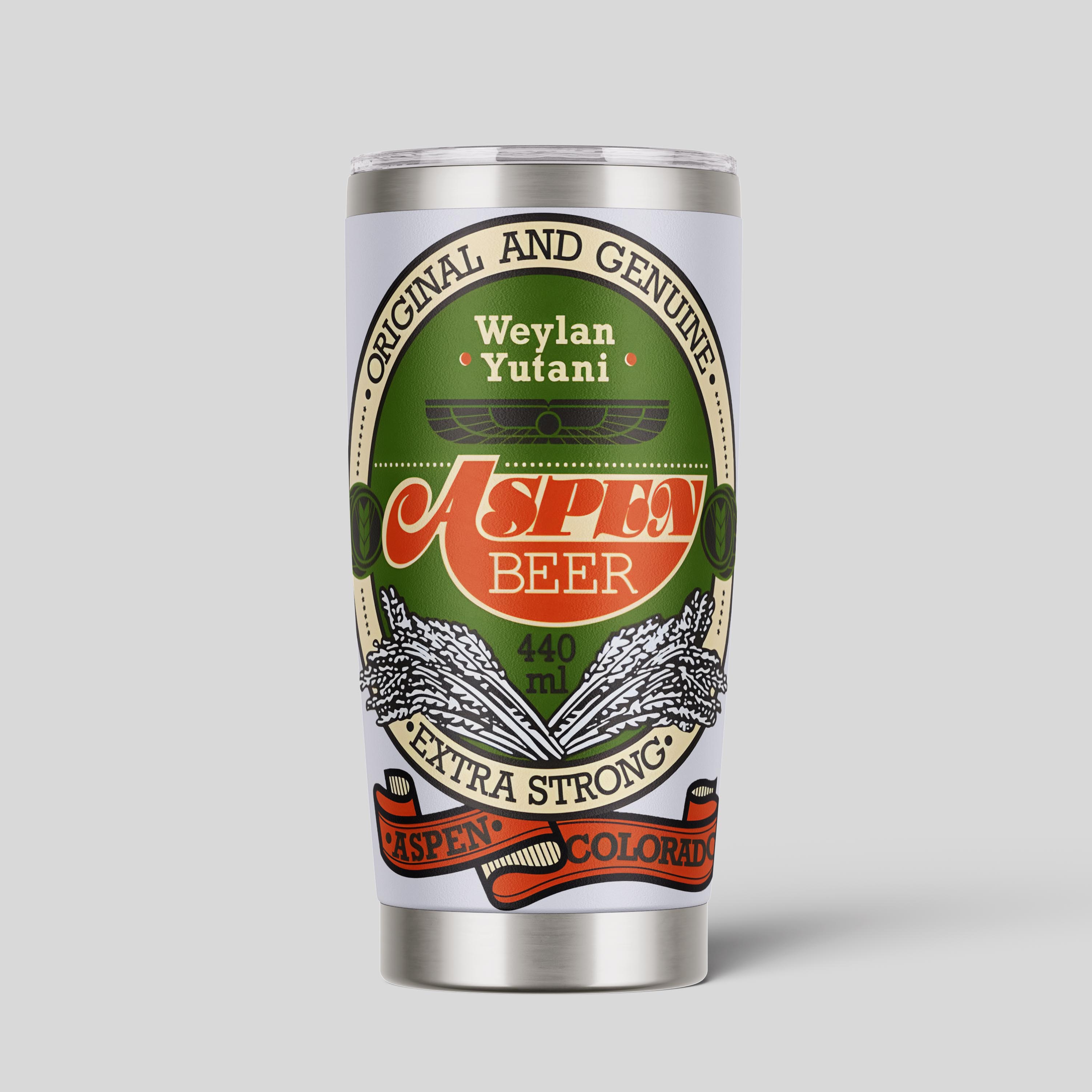 Aspen Beer 20oz Tumbler