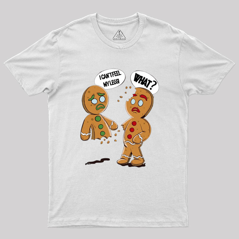 Funny Gingerbread Christmas Geek T-Shirt