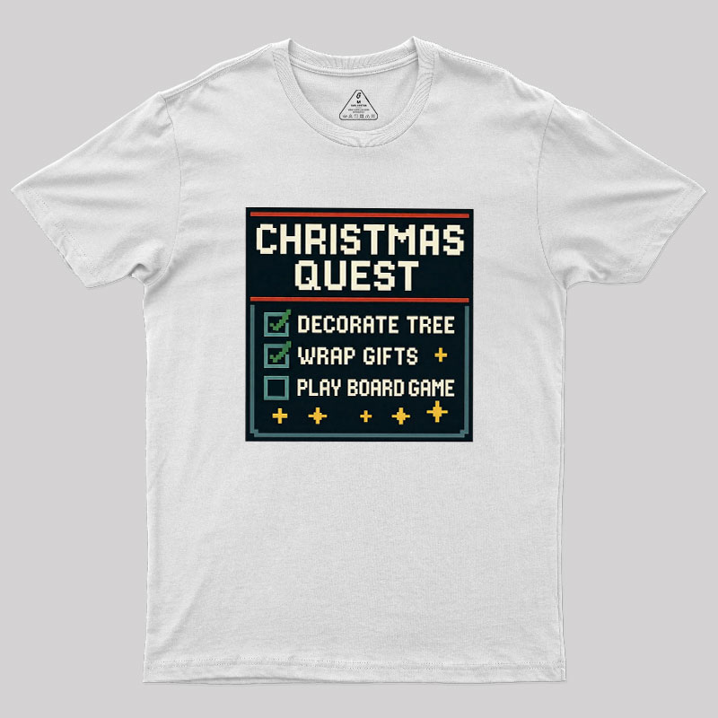 Christmas Quest Geek T-Shirt