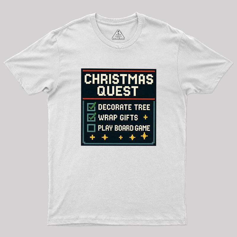 Christmas Quest Geek T-Shirt