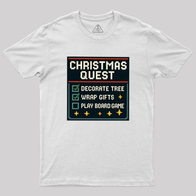 Christmas Quest Geek T-Shirt