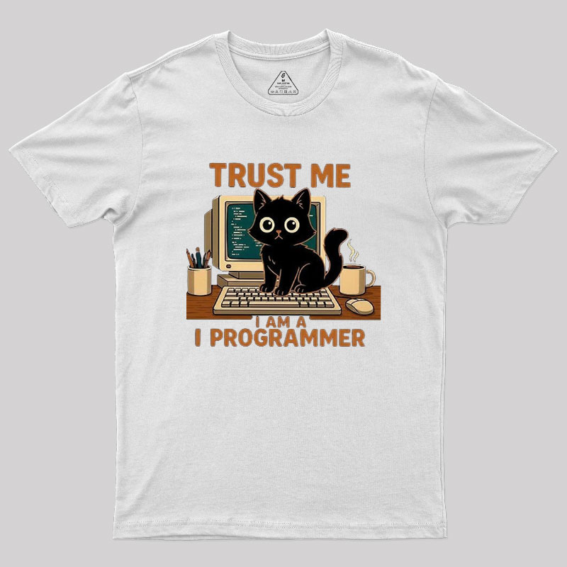 Programmer Cat Geek T-Shirt