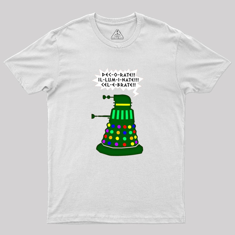 Holiday Dalek Geek T-Shirt