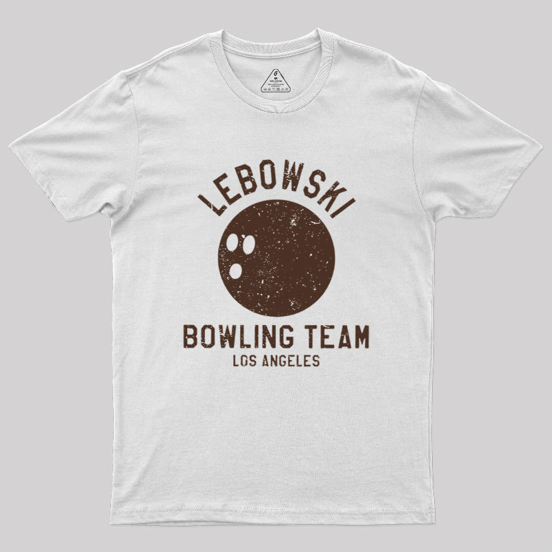 Lebowski Bowling Team Los Angeles Geek T-Shirt