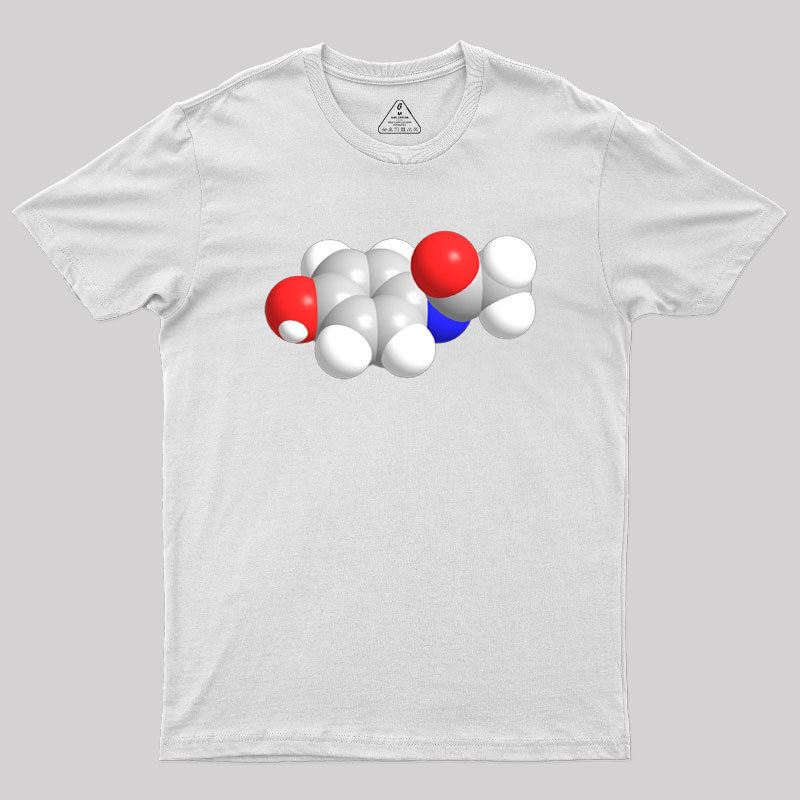 Tylenol Molecule Chemistry Geek T-Shirt