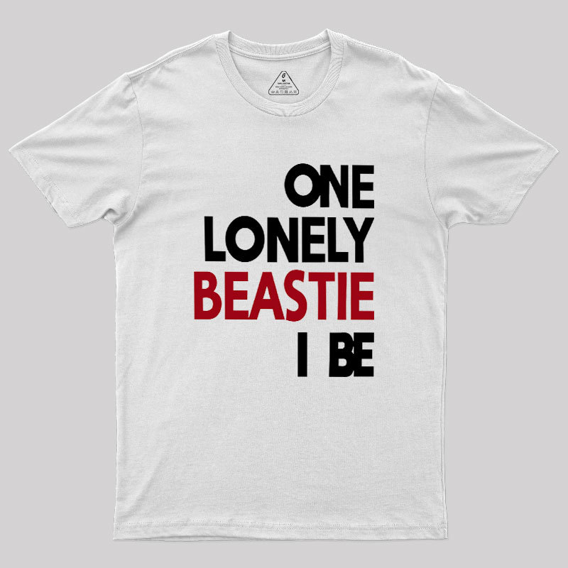 One Lonely Beastie I Be Geek T-Shirt