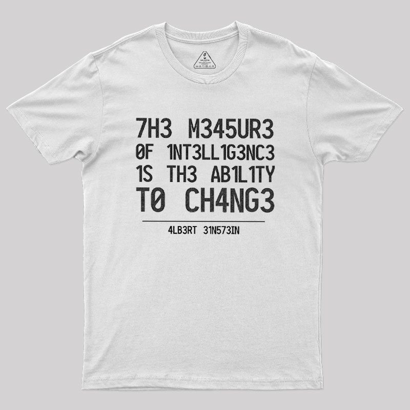 The Measure of Intelligence Geek T-Shirt
