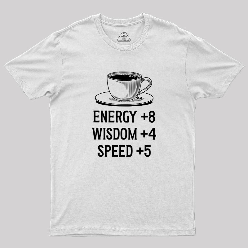Coffe Stats Geek T-Shirt