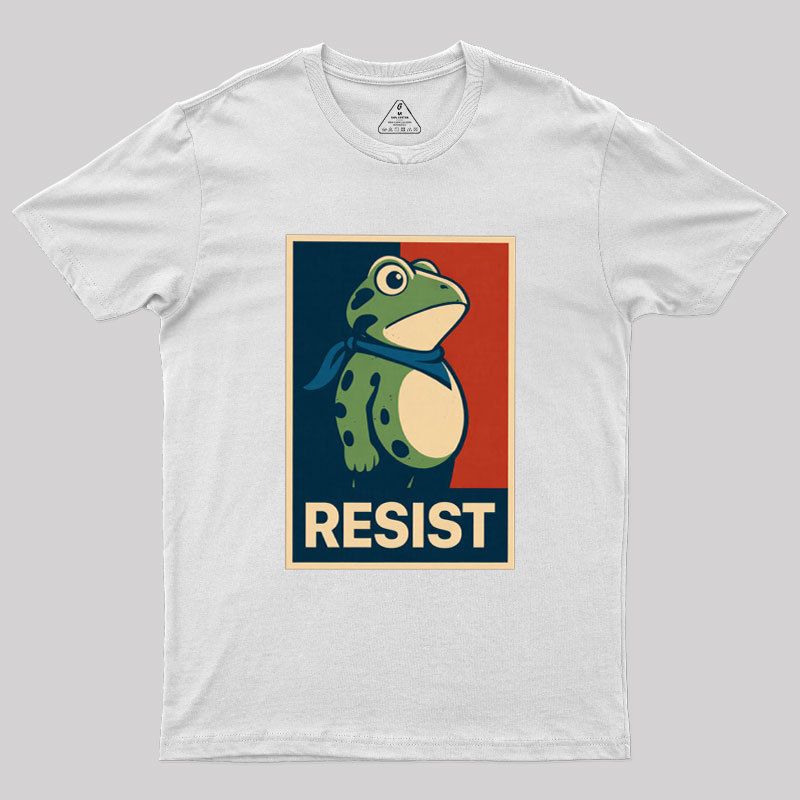 Frog Protest Geek T-Shirt