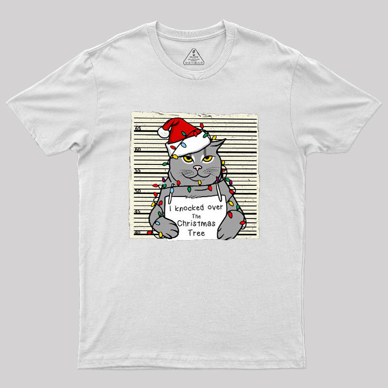 Christmas Cat Geek T-Shirt
