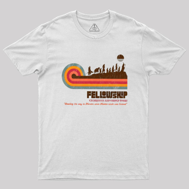 Fellowship of the Retro Tour Geek T-Shirt