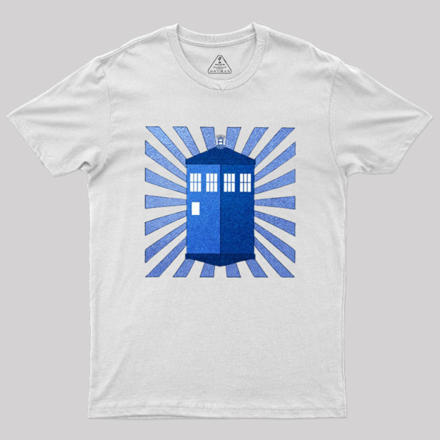 TARDIS Stained Glass Geek T-Shirt
