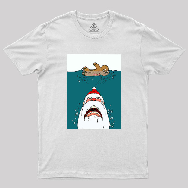 Santa Shark Geek T-Shirt
