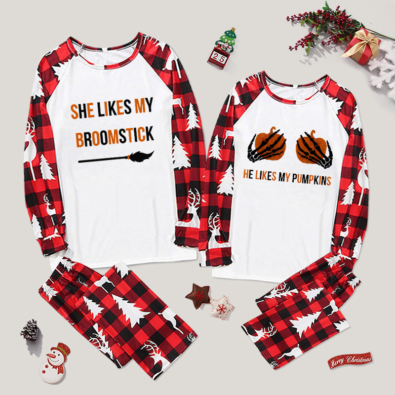 Spooky Fun Matching Couple Loungewear Series Couple Pajama Sets