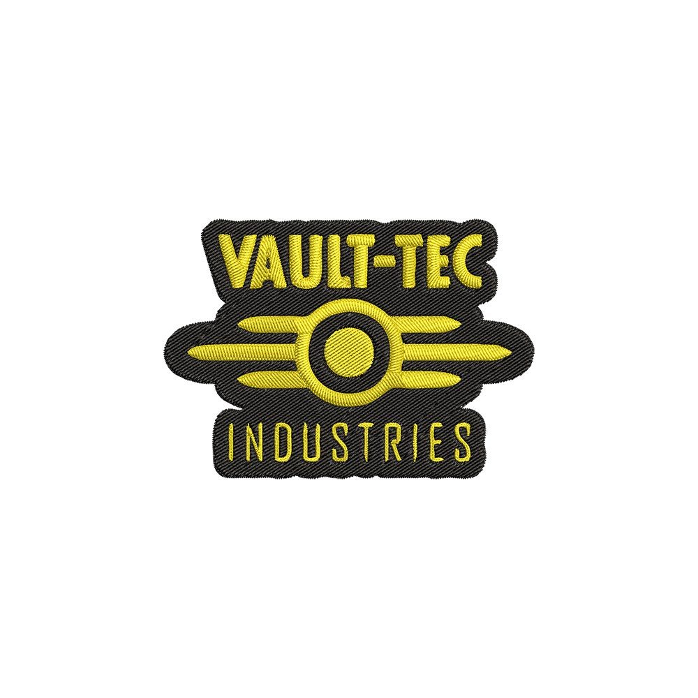 Vault-Tec Funny Game Geek Embroidered Patch