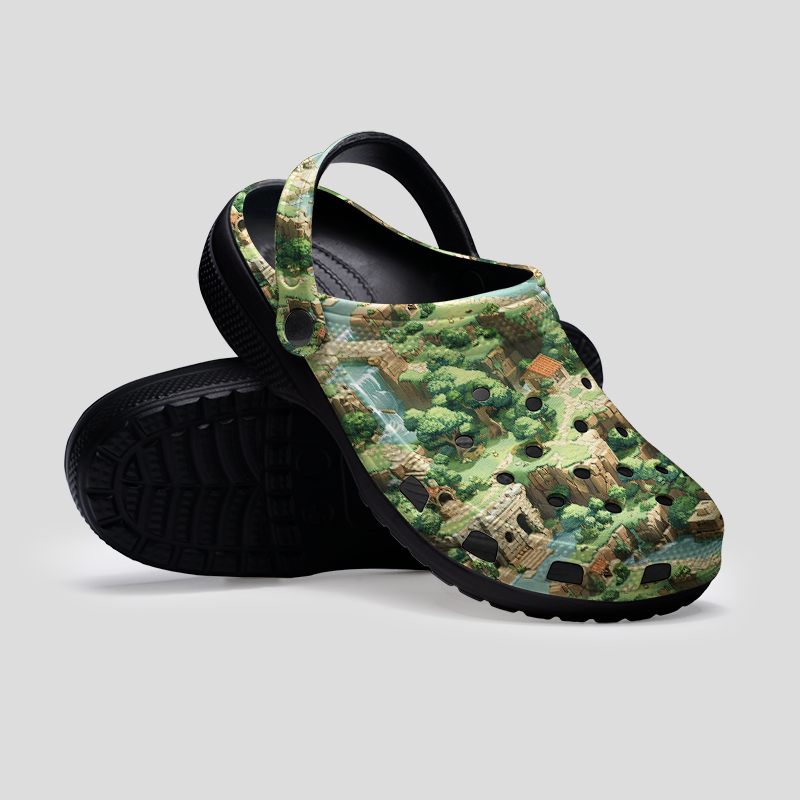 Stardew Valley RPG Game Geek Rubber Clogs