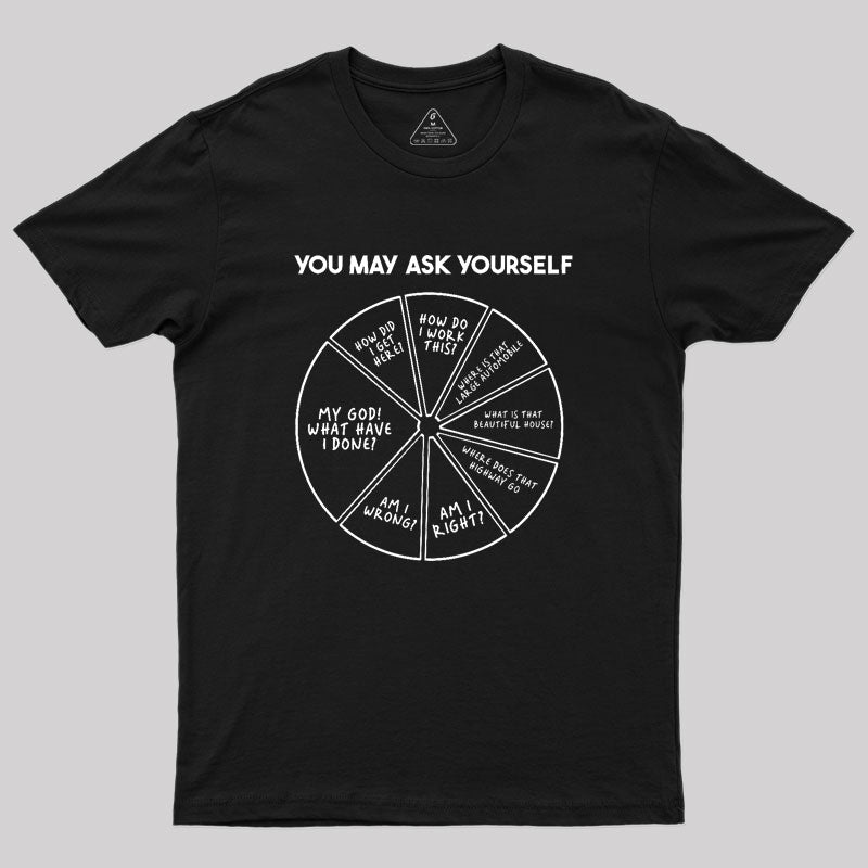 You May Ask Yourself Geek T-Shirt