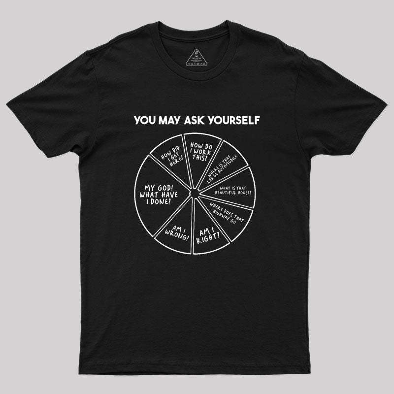 You May Ask Yourself Geek T-Shirt