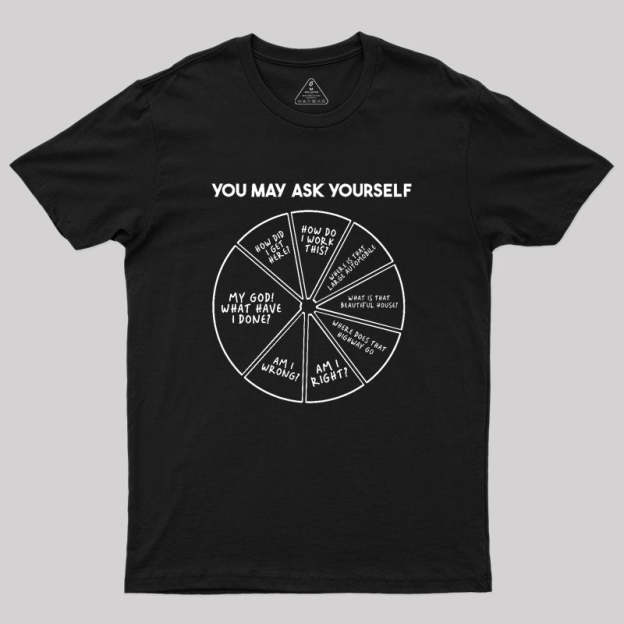 You May Ask Yourself Geek T-Shirt