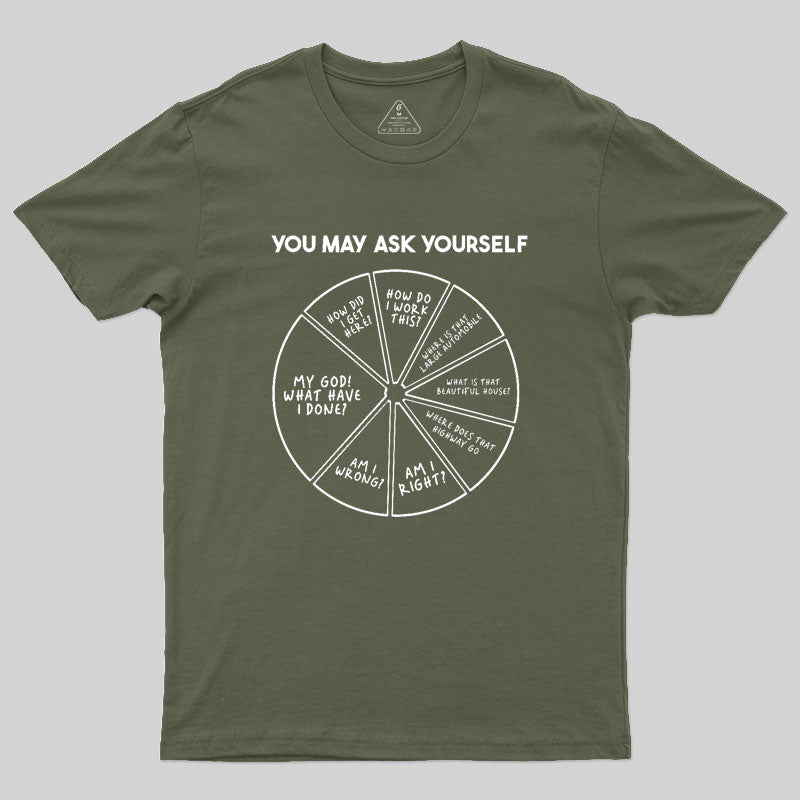 You May Ask Yourself Geek T-Shirt